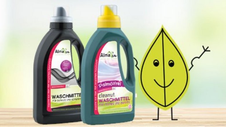 Two AlmaWin products in the first recycled platics bottle 2015