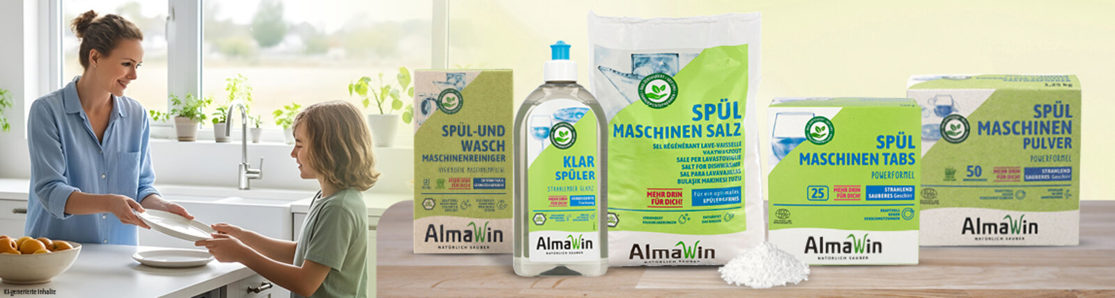 Stilbild Küche AlmaWin Spülmaschinen Produkte