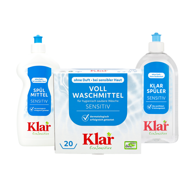 Klar EcoSensitive Color and Universal washing detergent
