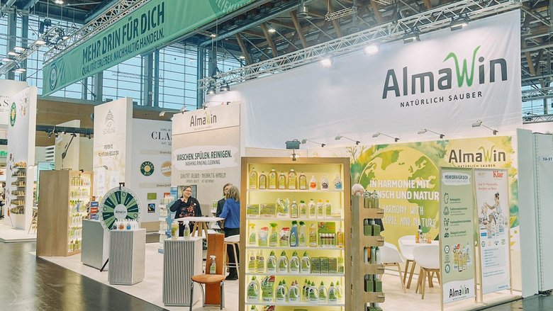 Messestand AlmaWin Biofach 2025