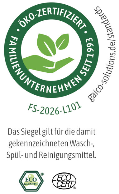 öko-zertfiziert - Familienunternehmen seit 1993 - Lizenz-Nr. FS-2026-L101