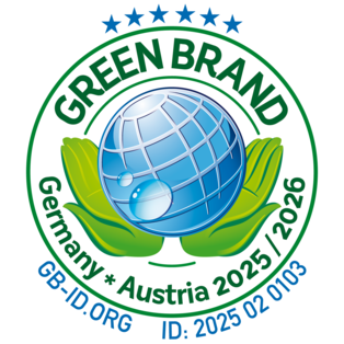 Green Brands Siegel 2025/2026 für Klar EcoSensitive