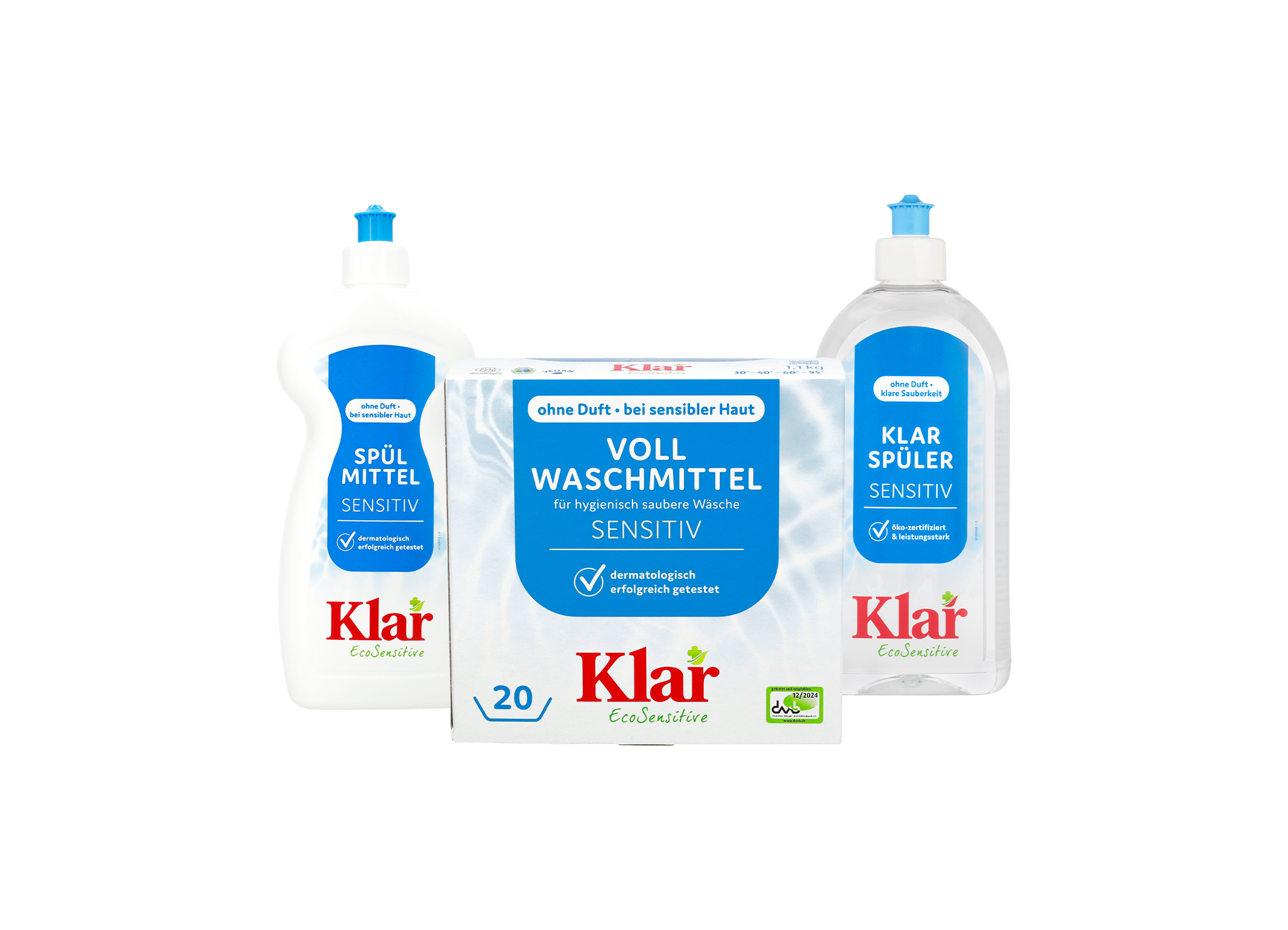 Klar EcoSensitive Color and Universal washing detergent
